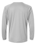 Unisex Long Sleeve Performance Tee - Medium Gray