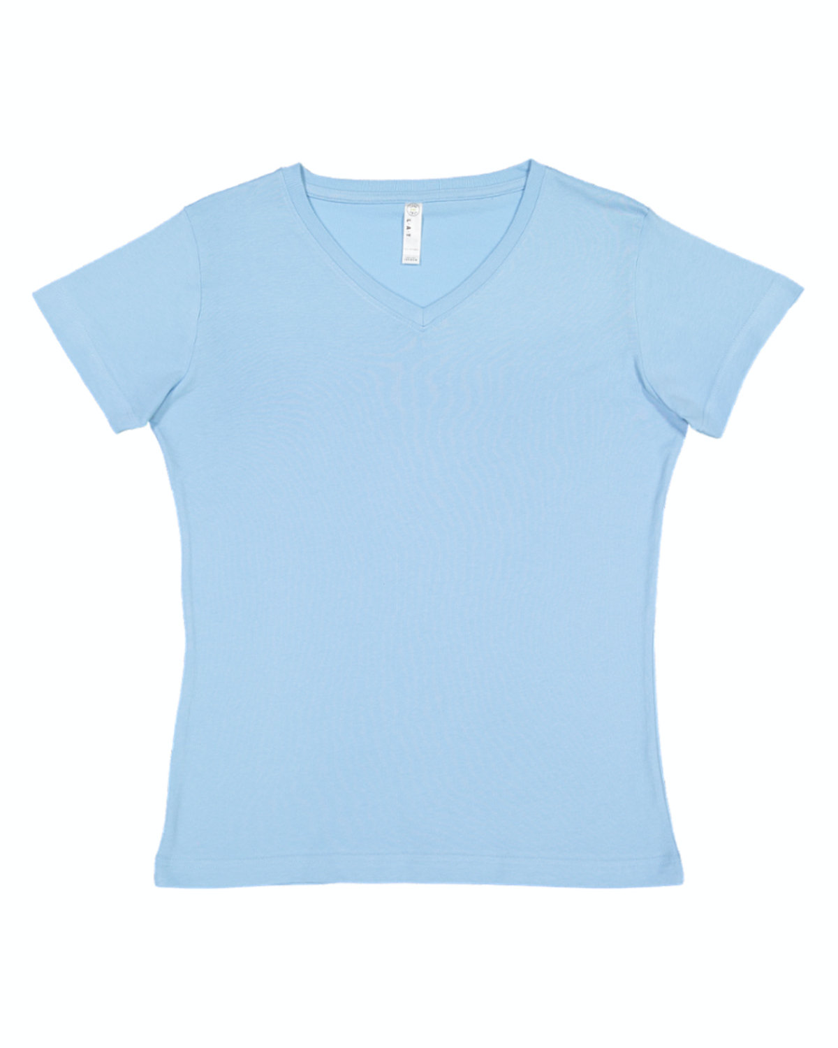 Women's Premium Jersey V-Neck T-Shirt - Light Blue