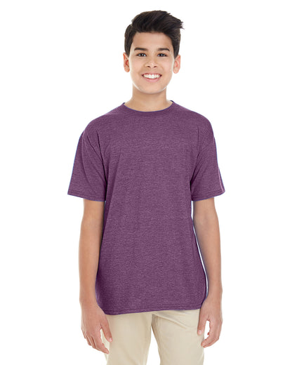 Youth Softstyle�� 4.5 oz. T-Shirt - Heather Aubergine
