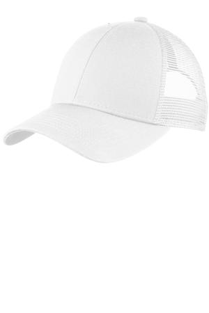 Adjustable Mesh Back Cap - White