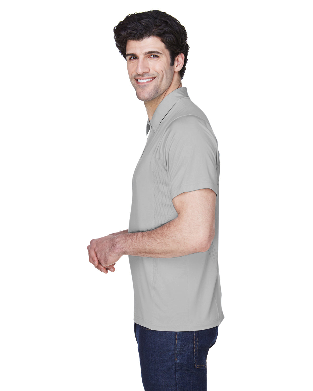 Men's Charger Performance Polo - Sport Silver