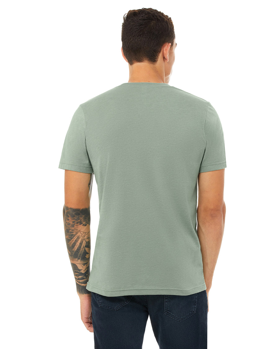 Unisex Heather CVC T-Shirt - Heather Sage