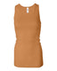 Bella + Canvas 8770 - Women's Sheer Mini Rib Racerback Tank - Orange Sorbet