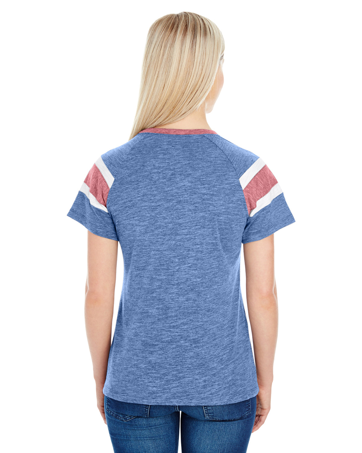 Women's Fanatic Short-Sleeve T-Shirt - Royal / Red / White