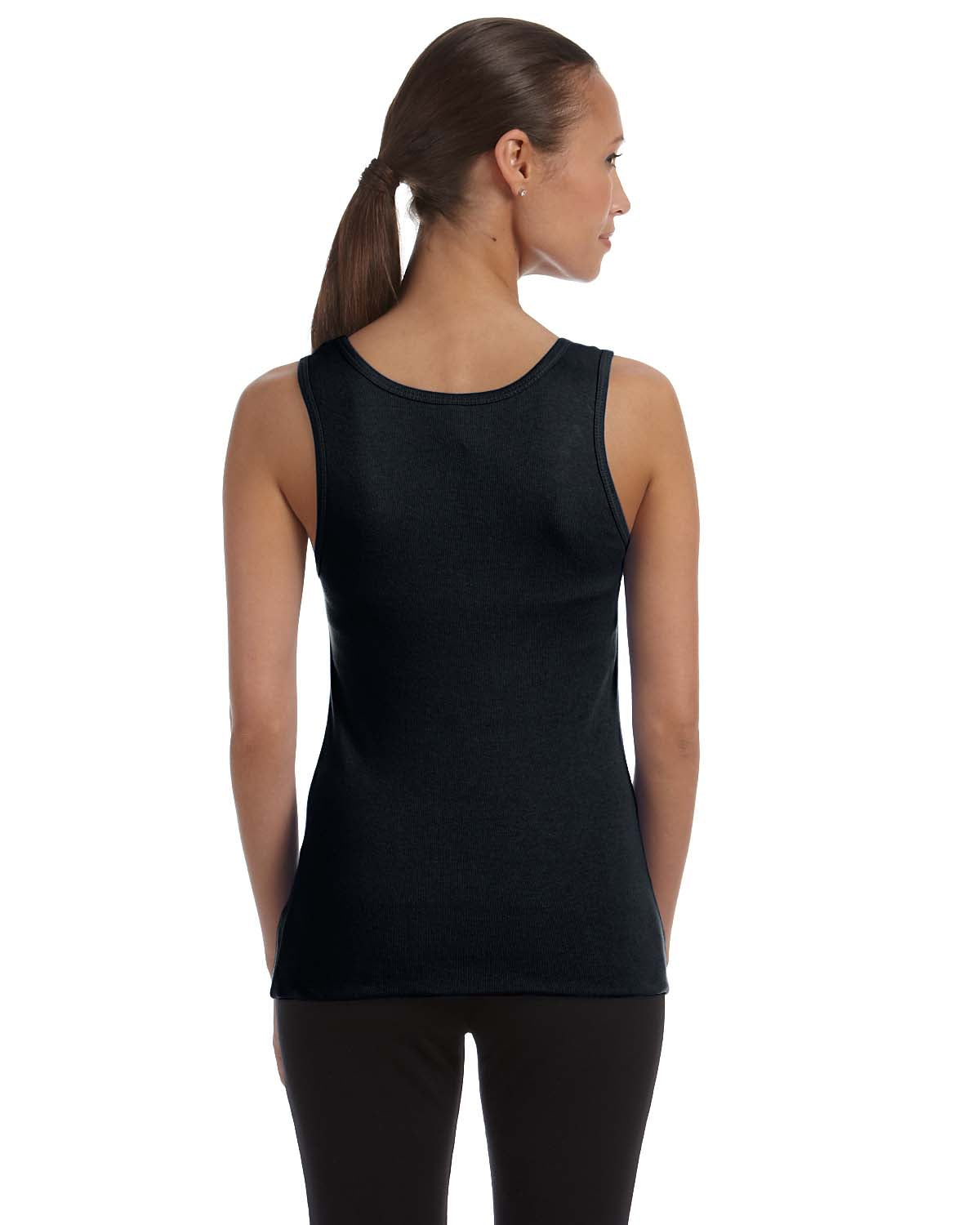 Women's Baby Rib Tank - Black