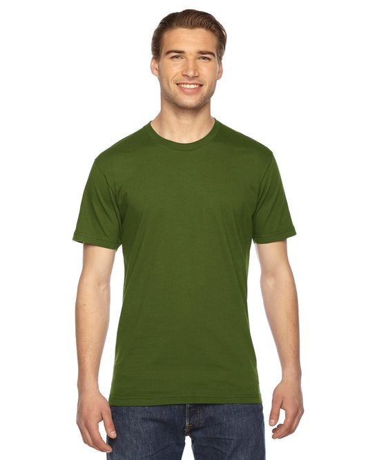 Unisex Fine Jersey Short-Sleeve T-Shirt - Olive
