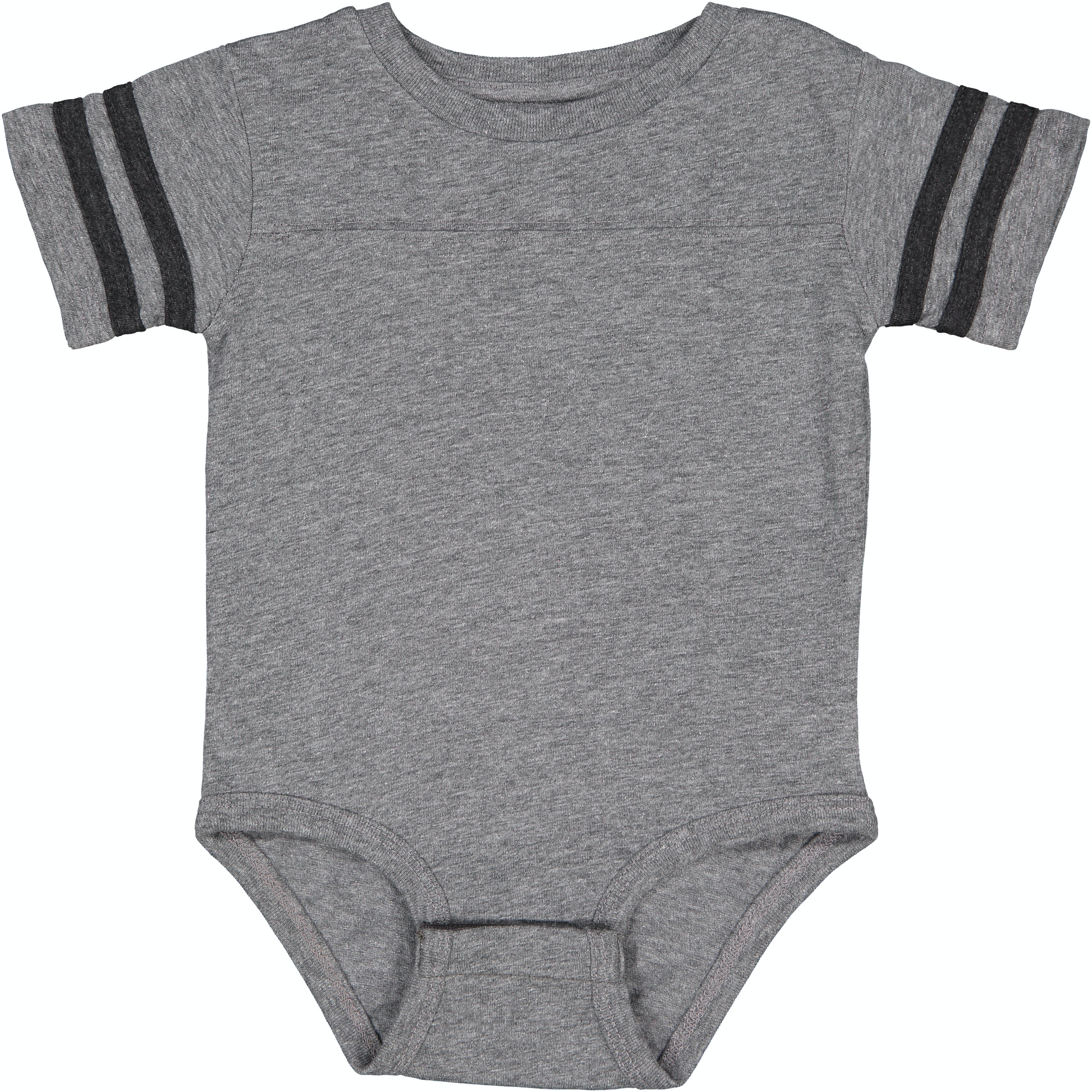 Infant Football Bodysuit - Gran Heather / Vintage Smoke