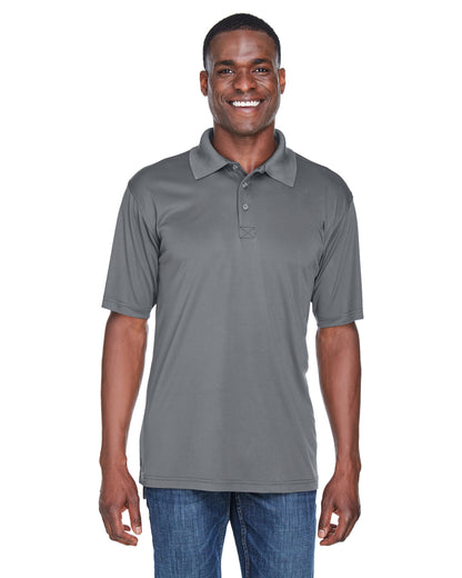 Men's Cool & Dry Sport Performance Interlock Polo - Charcoal