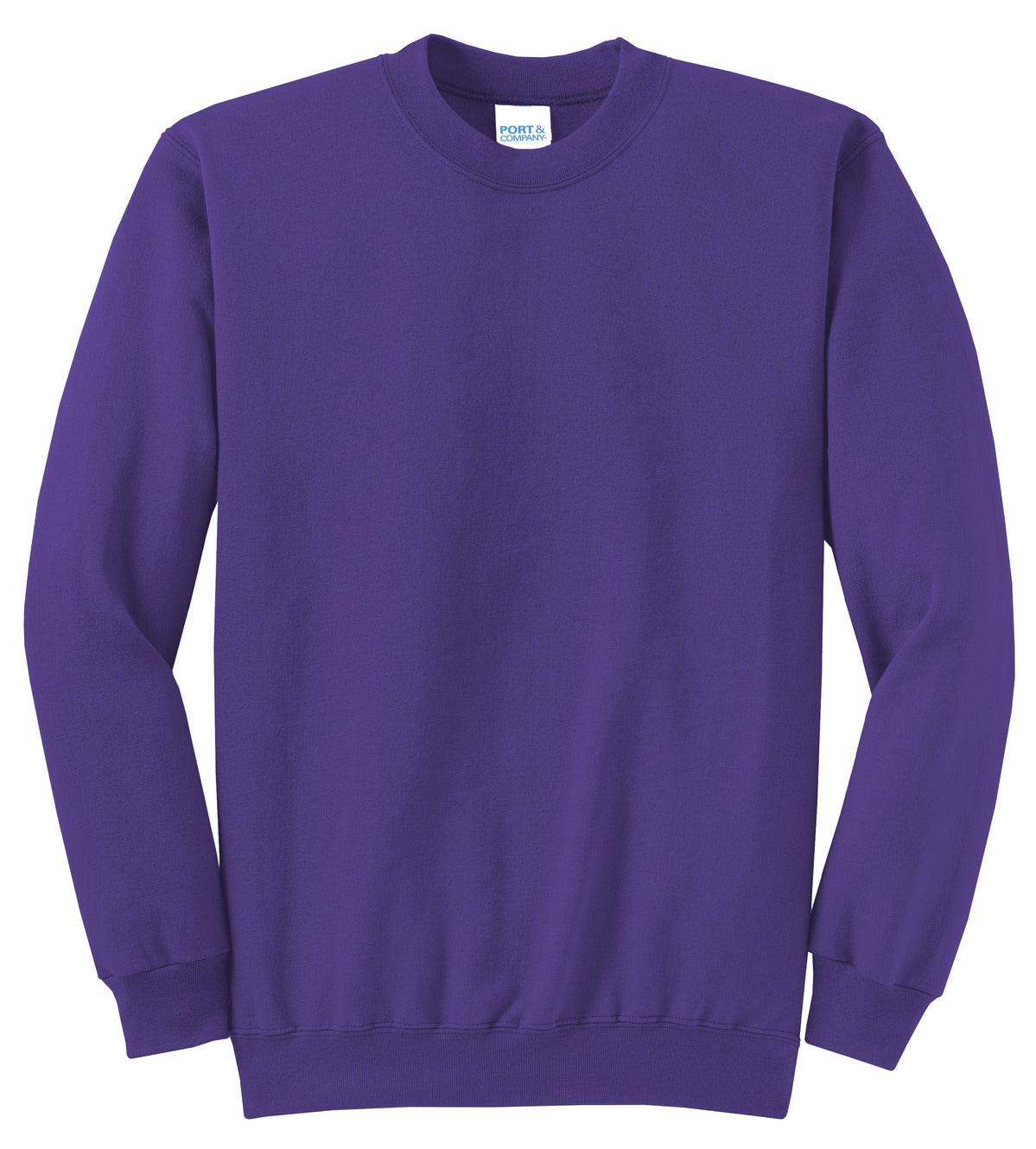 Unisex Core Fleece Crewneck Sweatshirt - Purple
