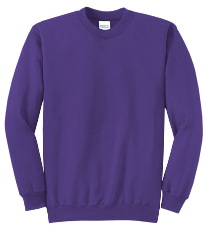Unisex Core Fleece Crewneck Sweatshirt - Purple