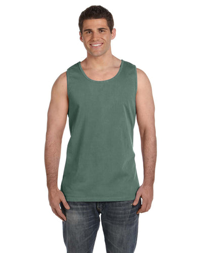 Unisex Heavyweight RS Tank - Moss