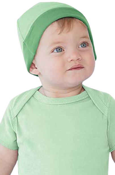 Infant Baby Rib Cap - Mint / Grass