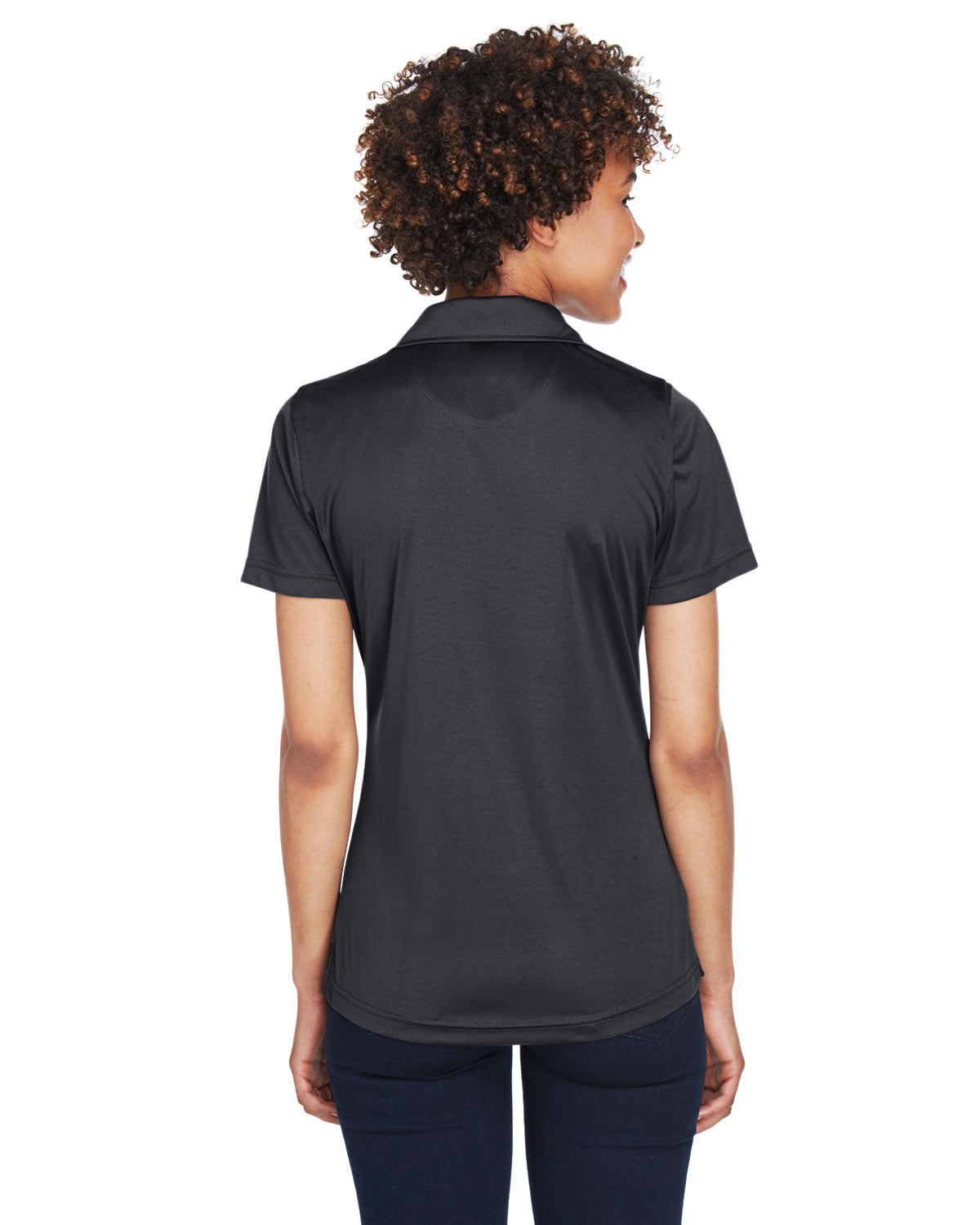 Women's Cool & Dry Sport Performance Interlock Polo - Black