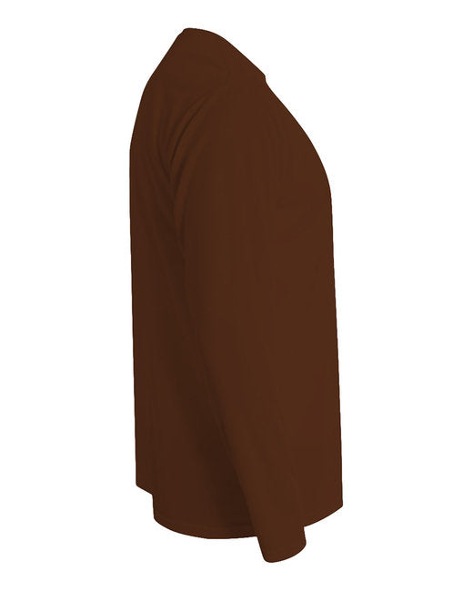 Men's Cooling Performance Long Sleeve T-Shirt - Brown