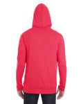 Unisex Triblend Full-Zip Jacket - Heather Red