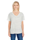 Threadfast Apparel 203FV - Women's Triblend Fleck Short-Sleeve V-Neck T-Shirt - Cream Fleck