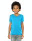 Bella + Canvas 3001YCVC - Youth Jersey T-Shirt - Neon Blue