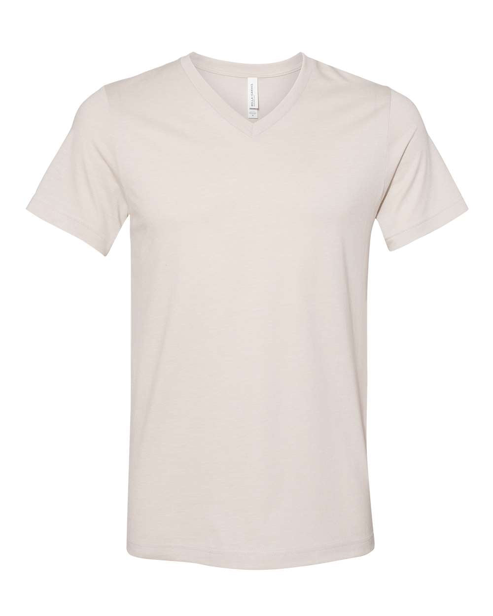 Unisex Jersey Short-Sleeve V-Neck T-Shirt - Heather Dust