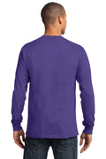 Unisex Long Sleeve Essential Tee - Purple