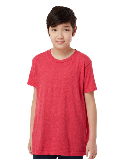 Youth Fine Jersey T-Shirt - Heather Red