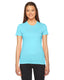 American Apparel 2102W - Women's Fine Jersey Short-Sleeve T-Shirt - Aqua