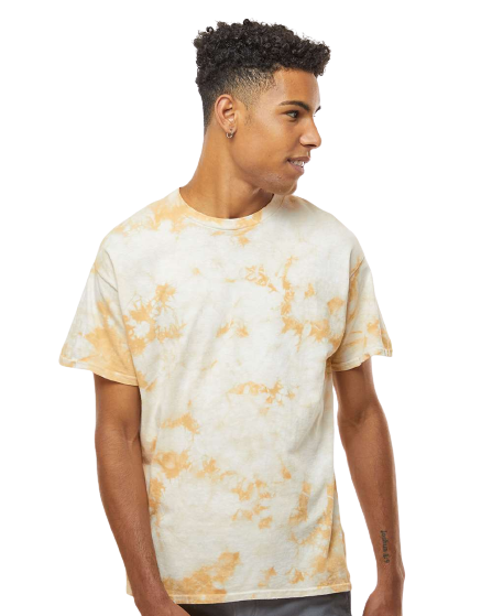 Crystal Tie Dye T-Shirt - Honey