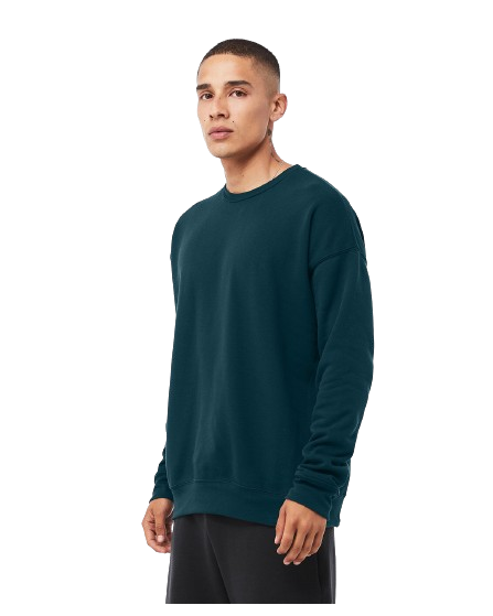 Unisex Drop Shoulder Fleece - Atlantic