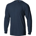 Unisex Heavyweight Long Sleeve Tee - Heather Denim
