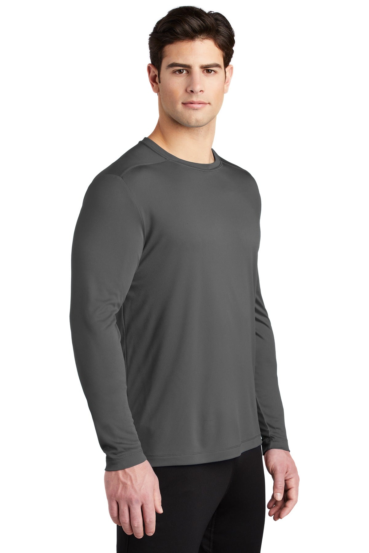 Unisex Posi-UV Pro Long Sleeve Tee - Dark Smoke Gray