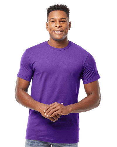 Unisex Fine Jersey Tee - Purple