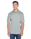 UltraClub 8406 - Men's Cool & Dry Sport Two-Tone Polo - Gray / Black