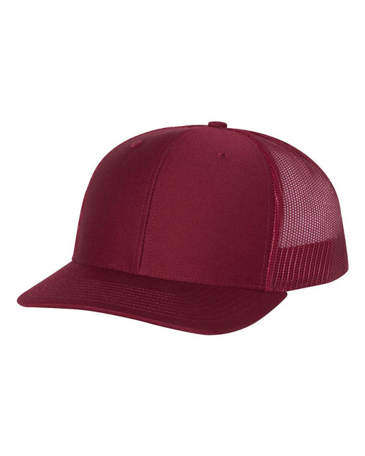 Snapback Trucker Cap - Cardinal