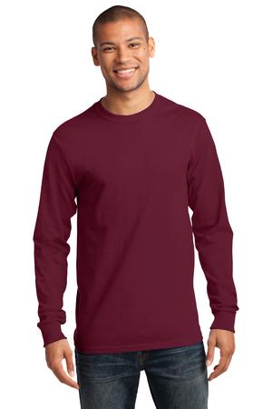 Unisex Long Sleeve Essential Tee - Cardinal