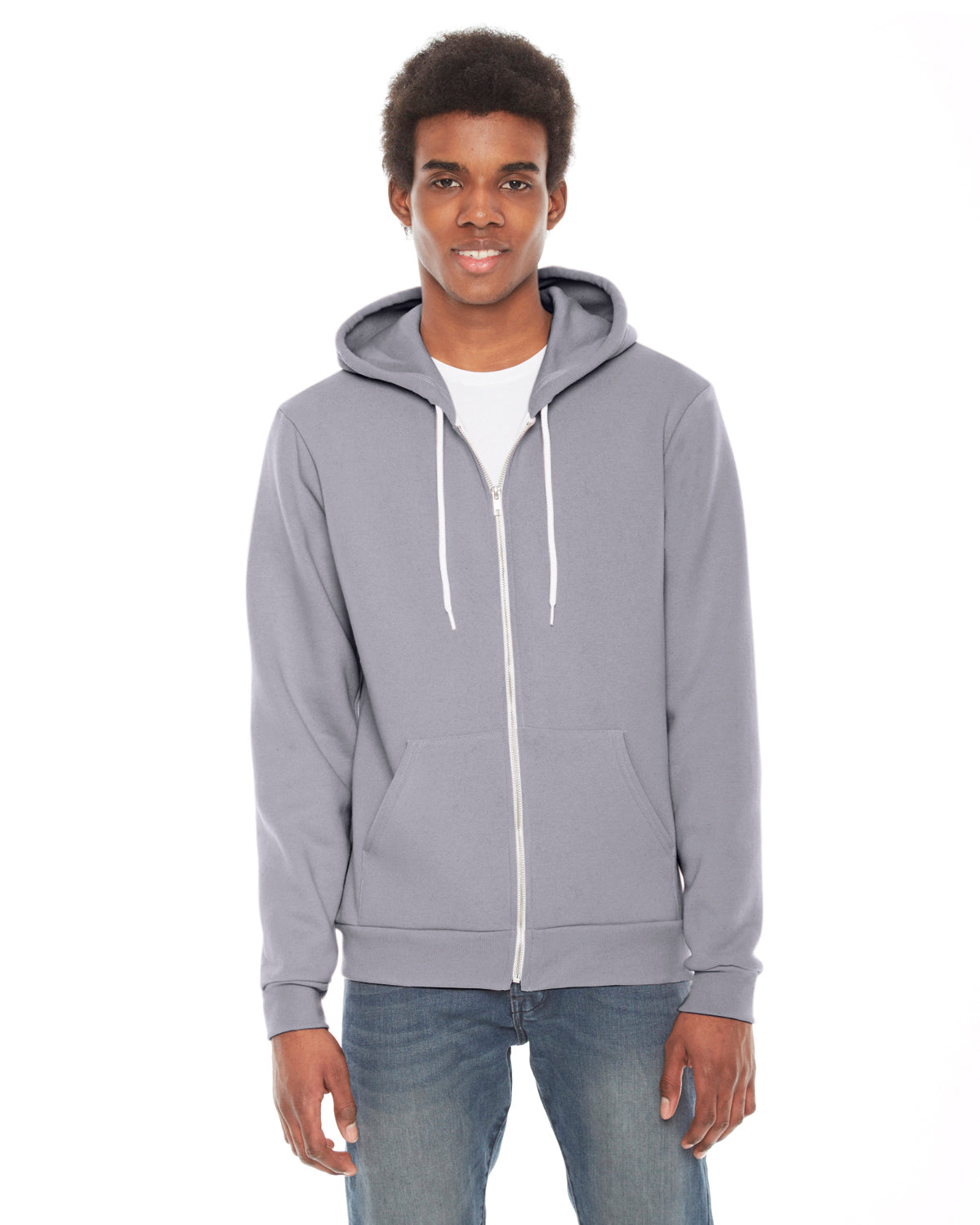 Unisex Flex Fleece Zip Hoodie - Slate