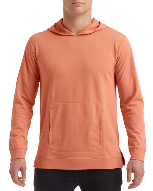 Unisex Light Terry Hoodie - Terracotta