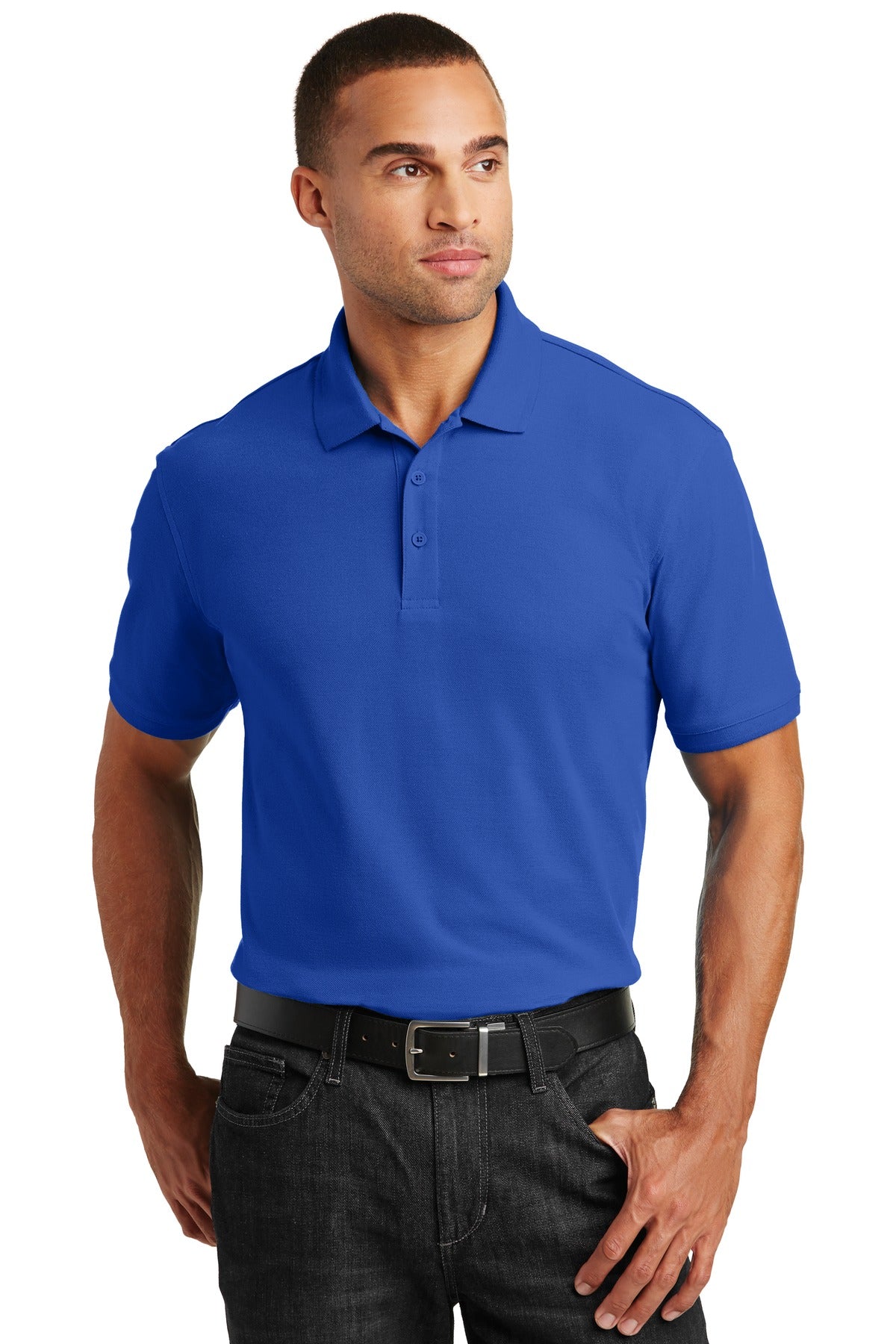 Unisex Core Classic Pique Polo - True Royal