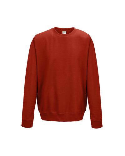 Unisex 80/20 Midweight College Crewneck Sweatshirt - Fire Red