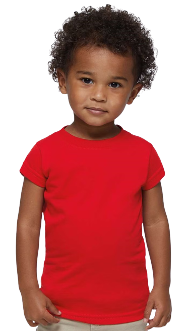 Toddler Girls' Fine Jersey T-Shirt - Red