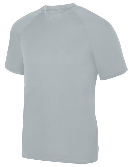 Unisex Attain Wicking Short-Sleeve T-Shirt - Silver