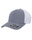 Flexfit 110M - Unisex 110® Mesh Cap - Heather Grey/ White