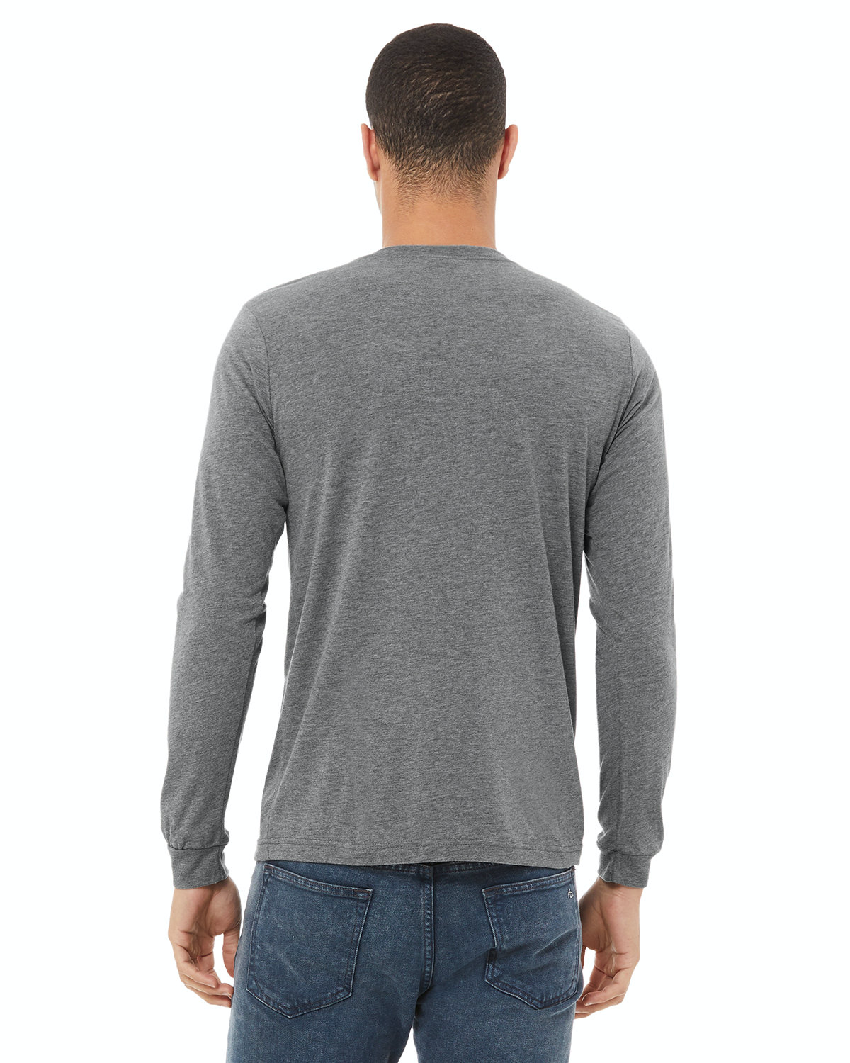Unisex Jersey Long-Sleeve T-Shirt - Gray Triblend