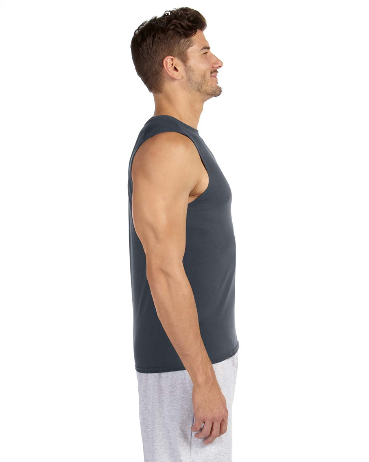 Unisex Performance®  Sleeveless T-Shirt - Charcoal