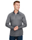 A4 N4268 - Unisex Daily Polyester 1/4 Zip - Graphite
