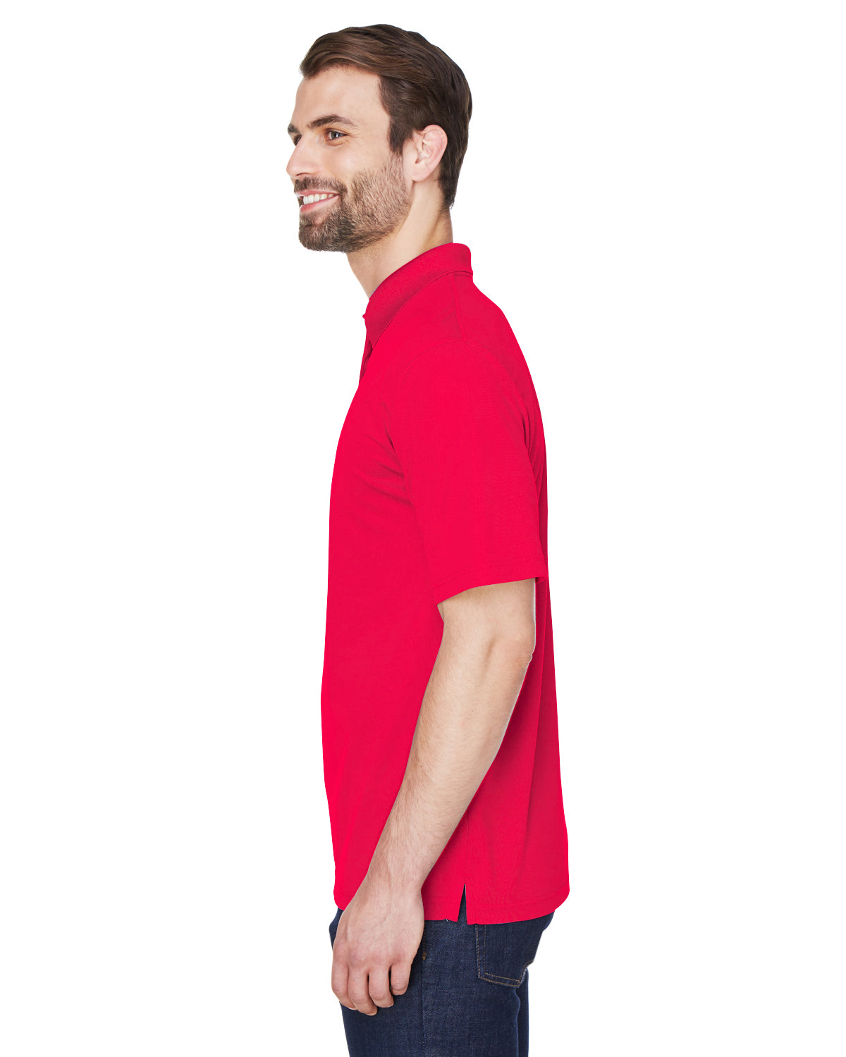 Men's Cool & Dry Mesh Piqué Polo - Red