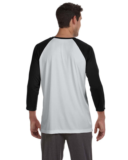 Unisex Baseball T-Shirt - Sport Silver / Black
