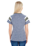 Women's Fanatic Short-Sleeve T-Shirt - Navy / Slte / White