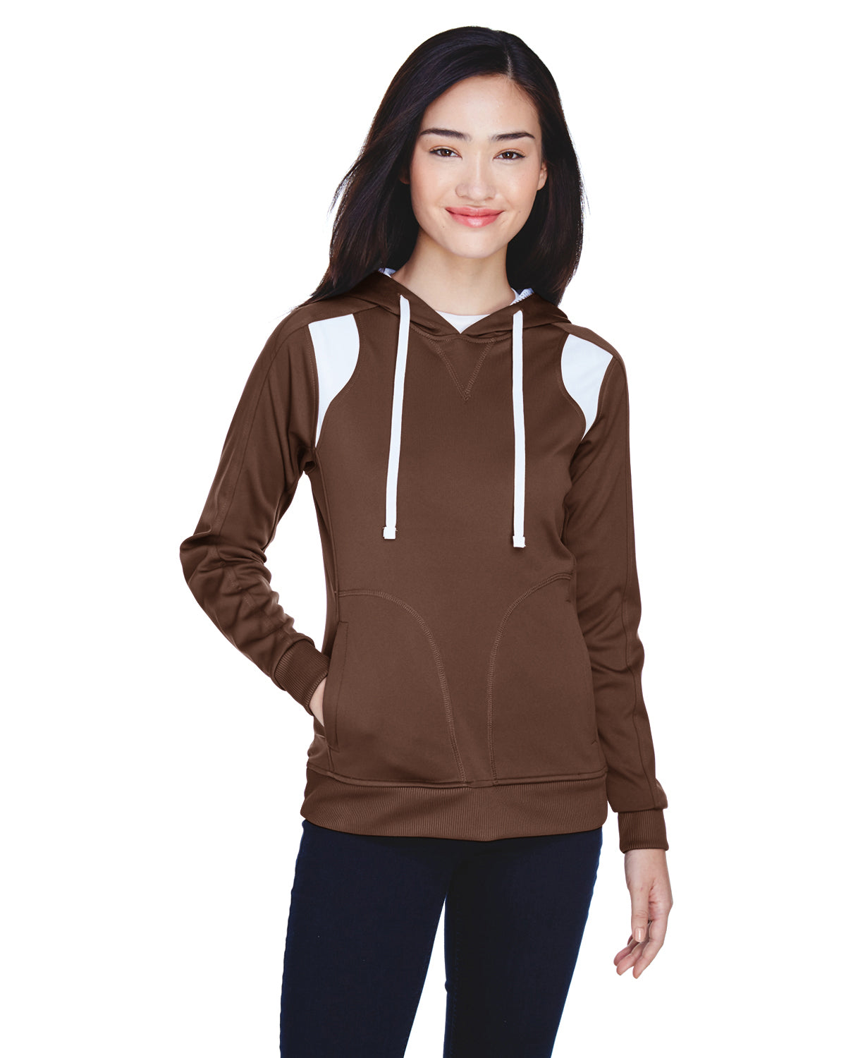 Women's Elite Performance Hoodie - Sport Dark Brown