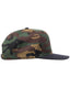 Yupoong 6089 - Unisex 6-Panel Structured Flat Visor Classic Snapback - Camo / Black