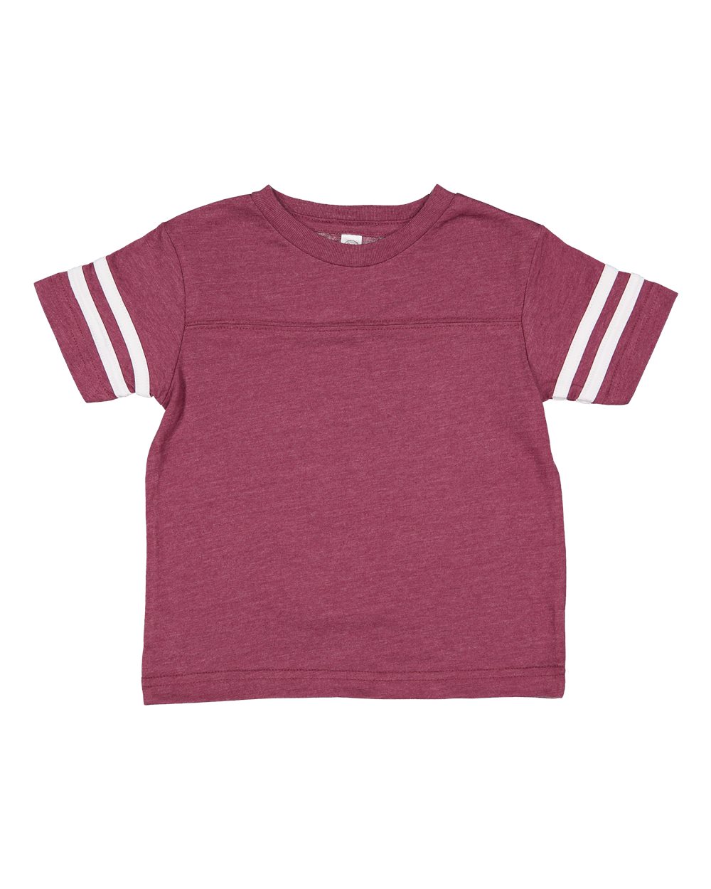 Toddler Football T-Shirt - Vintage Burgundy / Blue White