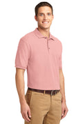 Unisex Silk Touch Polo - Light Pink